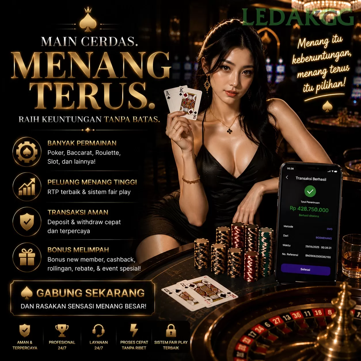Main ledakggq Menang Jackpot Besar